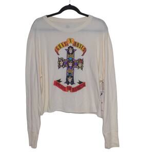 Treasure & Bond Long Sleeve T-shirt in Guns n Roses Design - Size L - NWT